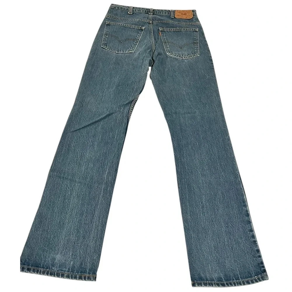 Vintage 1978 Levi's 519 Orange Tab Straight Leg‎ Jeans Blue Men's 32x33
